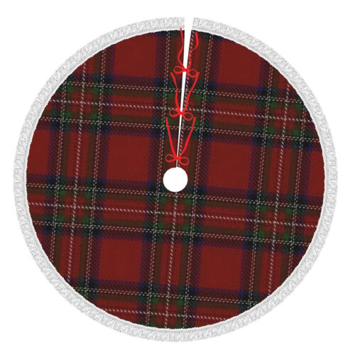 Christmas Tree Skirt Plaid 36 Inch
