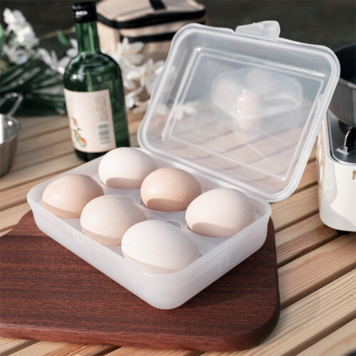Egg Holder Portable Carrier Case 6 Slots