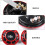 BESTONZON Red Electric Car Horn Pair 3