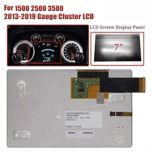 Novo Painel de Instrumentos LCD de 7 Polegadas P56045644AH para  Ram 1500 2500 3500 2013-2019 2