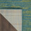 Contemporary Blue Green Area Rug 4' x 6' 6