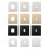 Wall hole decorative cover square escutcheon plate 1 pc 3