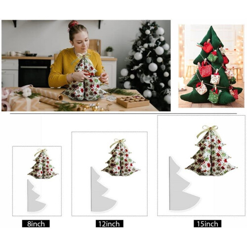 Handmade Christmas Tree Quilting Template 15 inch 1