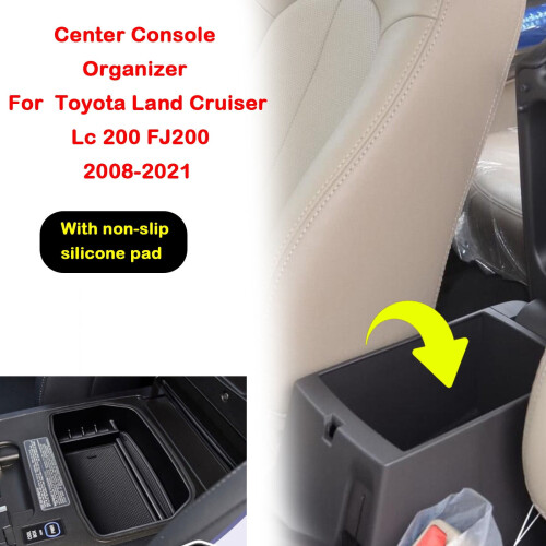 Center Console Armrest Storage Box for Toyota Land Cruiser 1