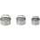 Rostfria kakformar runda 2,2 tum 3-pack 6