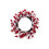 Coroană roz cu Forsythia, decor rustic, 48 cm 2