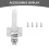 Freezer Door Handle Heavy Duty Silver 3