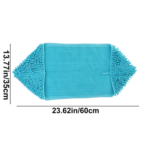 Dog Towels Microfiber Absorbent 23.6x13.8in 2PCS Blue 2