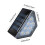 Solar-LED-Stufenleuchte, wasserdicht, 7 LEDs, warm- oder kaltweiß 5