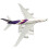 Scale Model Plane Thailand A380 Display 4