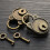 Retro Padlock Antique Luggage Lock with Key 8