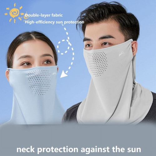 UV Protection Face Mask, Black, 1 Count 1