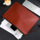 Waterproof A4 leather document bag blue brown green 5