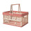 Portable folding picnic basket plastic storage container 1 2