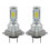 H7 LED Headlight Bulbs High/Low Beam 80W 8000LM 6000K 3