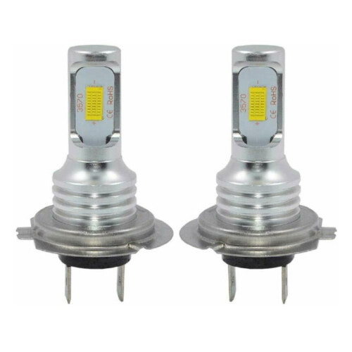 H7 LED Headlight Bulbs High/Low Beam 80W 8000LM 6000K 2