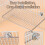 RUseeN bird perch platform stainless steel rectangle stand 2