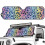 Windshield Sun Shade for JK JKU TJ 2D 4D Cheetah Leopard 2