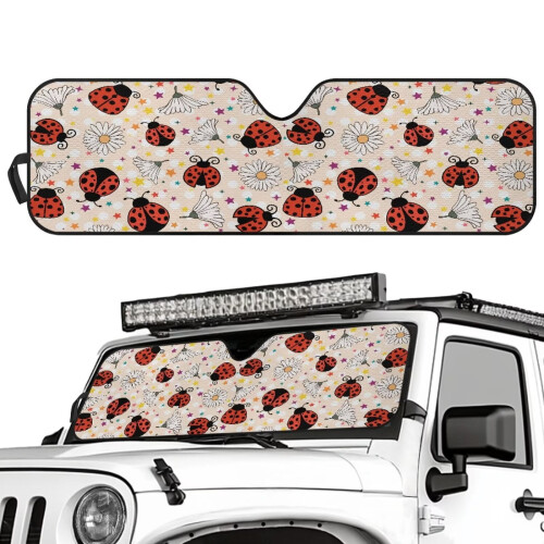Foldable Windshield Sun Shade for Jeep Wrangler 16.14 x 1