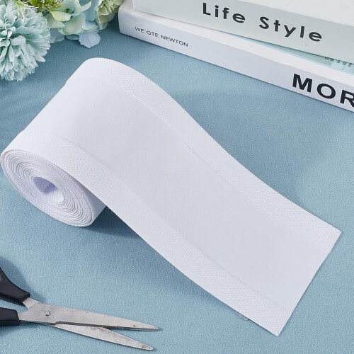 Carpet Cord Cover Nylon Polyester 9.84ft x 4in White 2