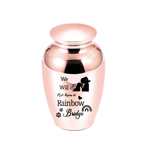 Urne funéraire pour chiens et chats, plaquée or, 1 pièce 1