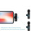 Wireless Lapel Microphone for Android, Noise Reduction, 1 6