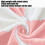 Drap-housse pour lit simple, poches profondes, coins élastiques antidérapants, rose 4