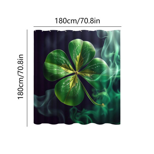 St. Patrick's Day Duschvorhang, wasserdicht, 70,8 Zoll 2