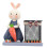 Rabbit Pen Holder Desktop Decoration 1 Piece 5