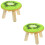 Cake Decorative Stool Chairs Outdoor Toddler 2 Pieces 6