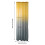 Sheer Curtains Yellow and Light Gray 100 Inch 1 Panel 3