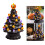 Ceramic Halloween Desktop Ornament LED Black Tree 6