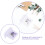 Lavender Sachet Bags Purple Mesh Drawstring 20 Pcs 6