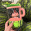 Drawstring Rotating Fruit Juicer Toy Cartoon Doll 4
