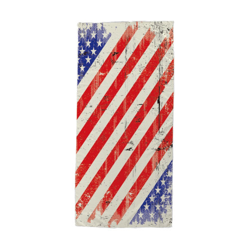 Toalha de praia com a bandeira americana em microfibra 30x60 polegadas 1