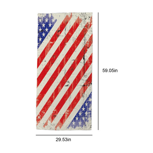 Toalha de praia com a bandeira americana em microfibra 30x60 polegadas 2
