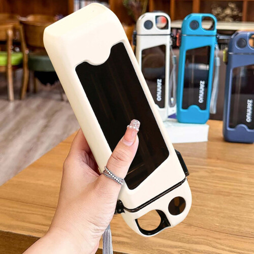Portable square water bottle leak-proof 500ml 1