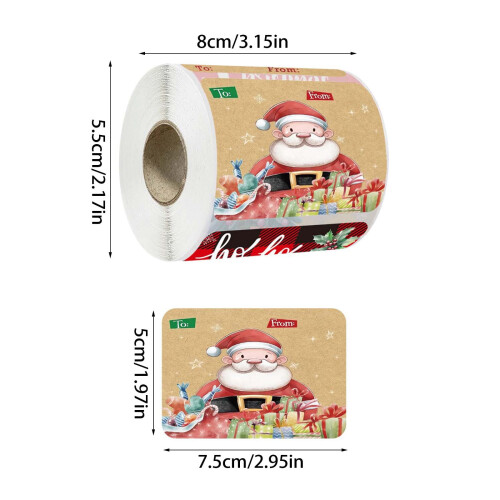 Christmas Gift Tags for Present Wrapping 250 pcs 1
