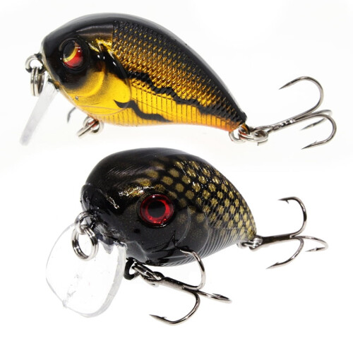 Floating Bait Wobbler Crankbait 4.5 cm 7 g with Hook 1