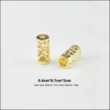 Metal Bell Cord Stopper for Paracord 10 pcs
