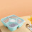 Recipiente Bento Box com 5 compartimentos, próprio para micro-ondas. 5