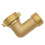 Brass 90-Degree Garden Hose Elbow Adapter 5