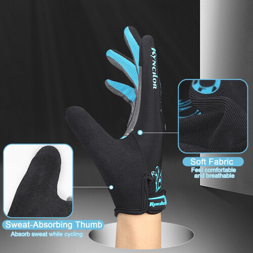 Cycling Gloves Padded Touchscreen Breathable for Men and 1