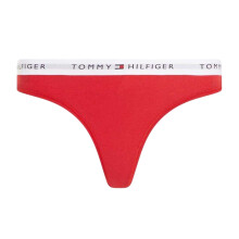 (12 UK, Primary Red) Tommy Hilfiger Womens/Ladies Organic Cotton Thong
