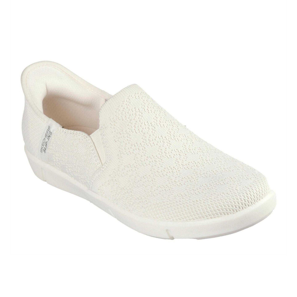 Skechers (2.5 Uk, Off White) Womens/Ladies Breezest Slip-On Trainers