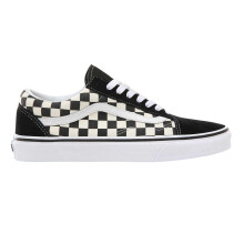 (3 UK, Check) Vans Womens/Ladies Old Skool Suede Flat Skate Shoes