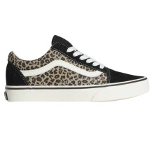 (4 UK, Leopard) Vans Womens/Ladies Old Skool Suede Flat Skate Shoes
