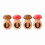 Nutcracker Mushroom-Shaped Adjustable Tongs for Walnuts and 2