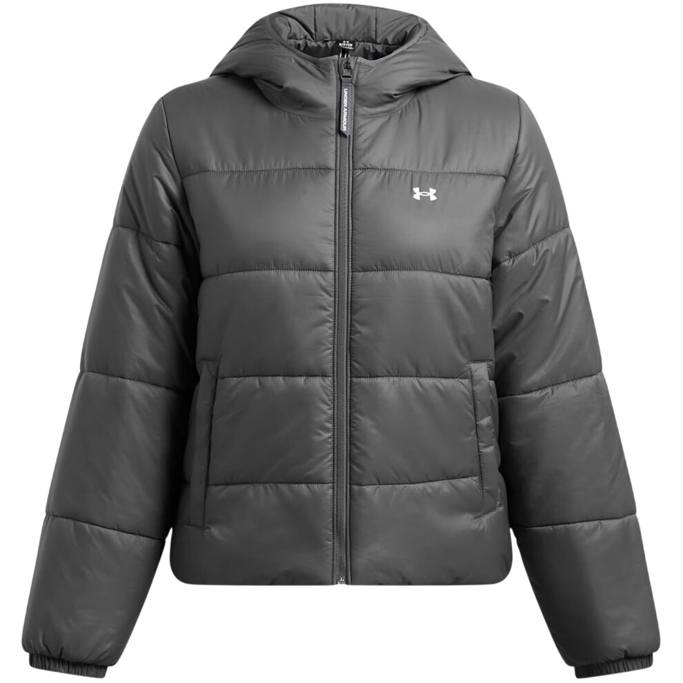 Under Armour (8 Uk, Grey) Womens/Ladies Quilted Lightweight Tailored Puffer Jacket