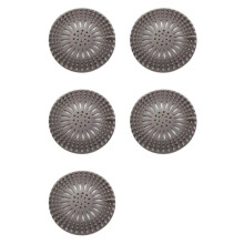 5X Silicone Floor Drain Cover, Anti-Blocking Hair Catcher, Sewer Filter, Strong Adsorption Sink B